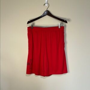 Under Armour Red Athletic Shorts